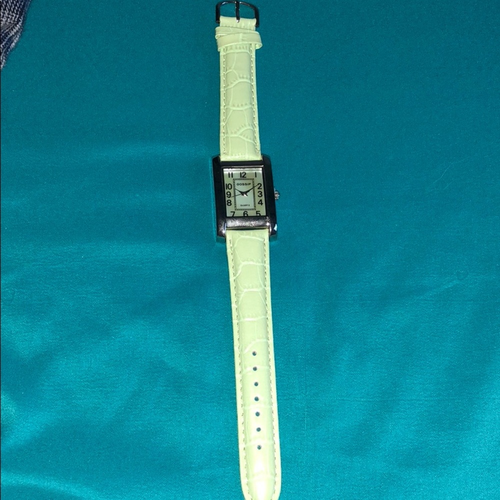 Green Leather Watch